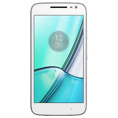 Moto G4 Play Smartphone, Android, 5, 4G LTE, SIM Free, 16GB White
